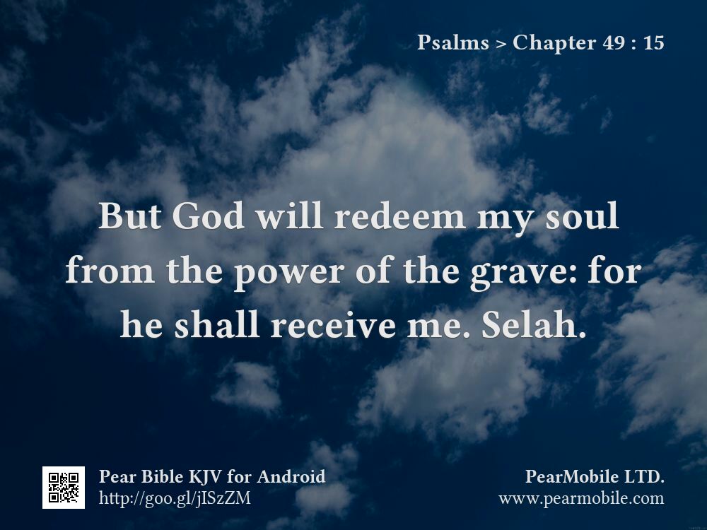 Psalms, Chapter 49:15